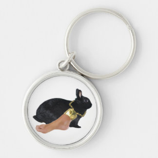 Rabbit's Lucky Human Foot Key Ring