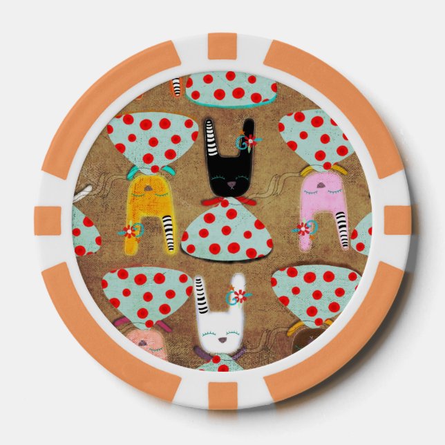Rabbits Poker Chips (Front)