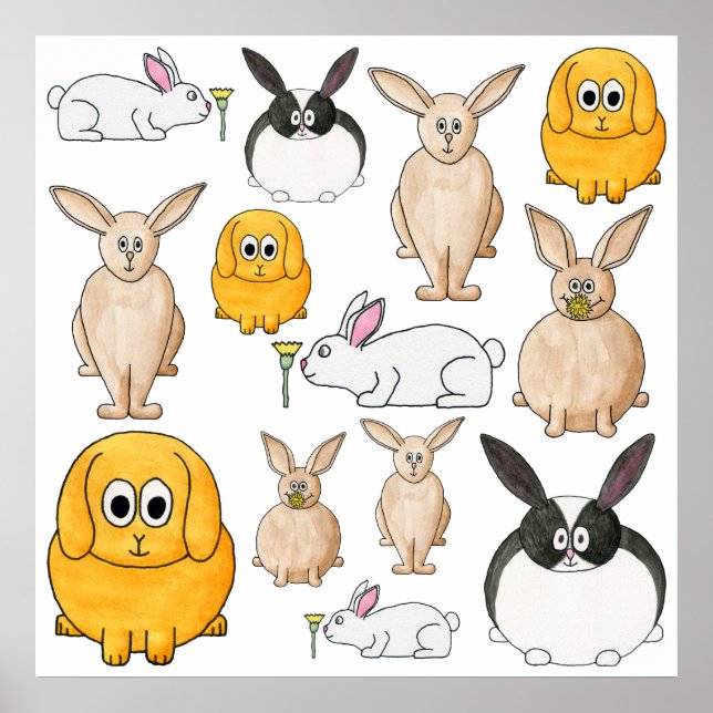 Rabbits. Poster (Front)