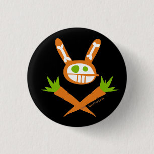 RabbitSkullconWEB 3 Cm Round Badge