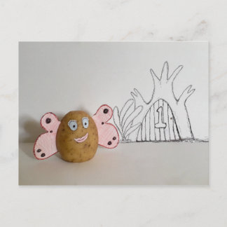 Rabbitswood Potato Fairy Number 1 Funny Postcard