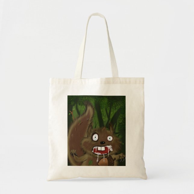 Rabid Squirrel Tote Bag (Front)