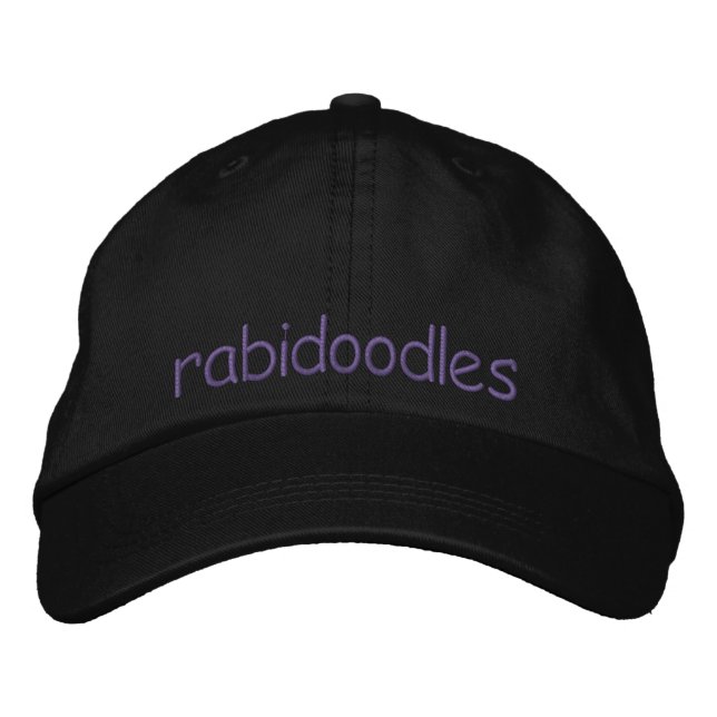 rabidoodles embroidered hat (Front)