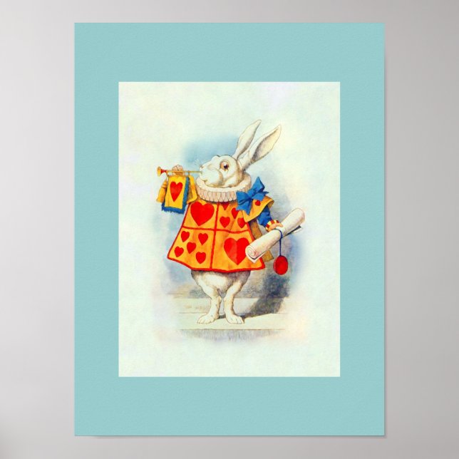 Rabitt in Alice in Wonderland ~ Poster (Front)