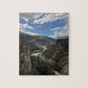 Rabiusa Graubünden Switzerland Stunning view West Jigsaw Puzzle