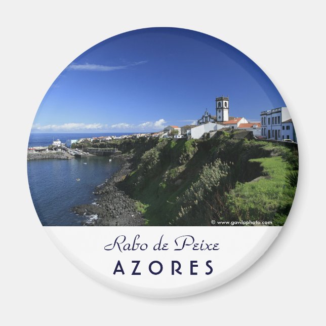 Rabo de Peixe - Azores Magnet (Front)