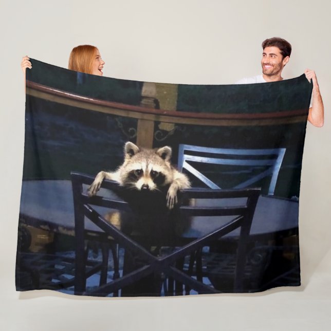 RACCOON FLEECE BLANKET (In Situ)