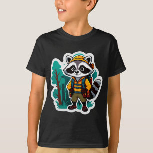 Raccoon Forest Explorer T-Shirt