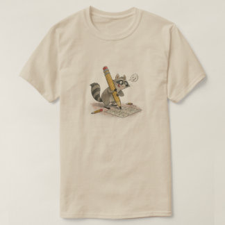 Raccoon Hand-Drawn T-Shirt