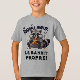 Raccoon Illustration Humor The Clean Bandit T-Shirt