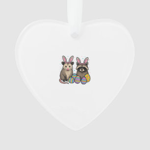 Raccoon Opossum Easter T-Shirt_1 Ornament