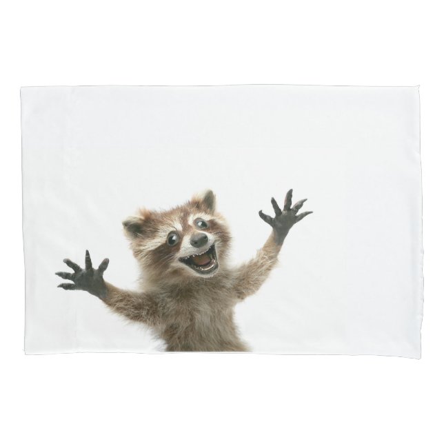 Raccoon pillow case (Front)