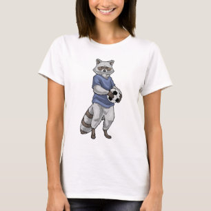 Raccoon Soccer player Soccer Sports T-Shirt