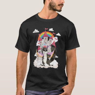 Raccoonicorn Trash Panda Rainbow Animal Racoon Uni T-Shirt