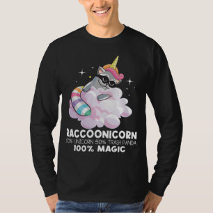 Raccoonicorn Unicorn Trash Panda - Funny Racoon L T-Shirt