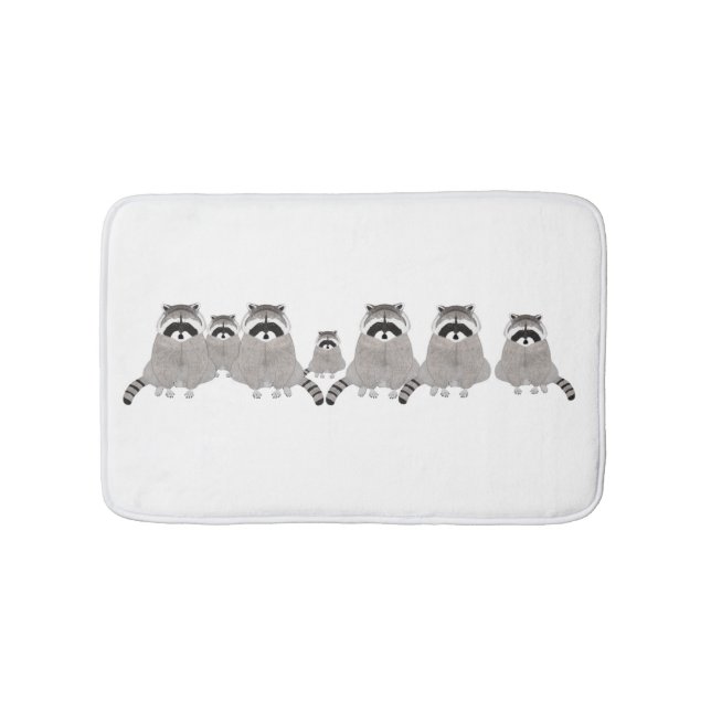 Raccoons Bathmat (Front)