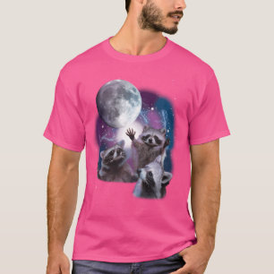 Raccoons Howling At The Moon Shirt - Funny Racoon