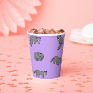 Raccoons Paper Cups