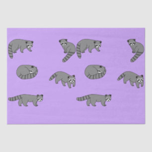 Raccoons  tissue paper