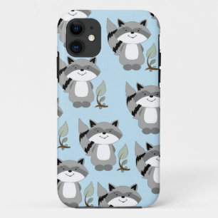 Raccoons Woodland iPhone 5 Casemate Case (Blue)