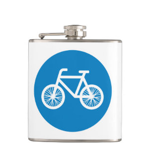 Race a bicycle hip flask