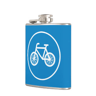 Race a bicycle hip flask