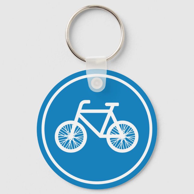 Race a bicycle key ring (Front)