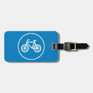 Race a bicycle luggage tag