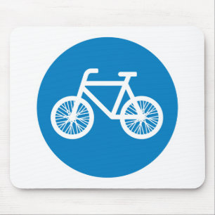 Race a bicycle mouse pad