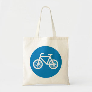 Race a bicycle tote bag