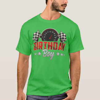 Race Birthday Party Racing Family Birthday Boy Pit T-Shirt