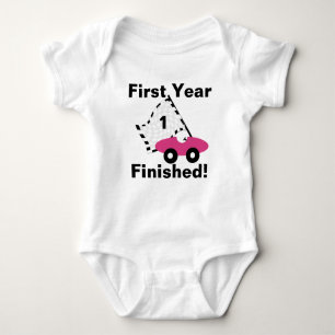 Race Car 1st Birthday Baby Bodysuit