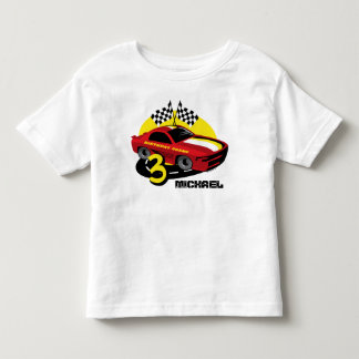 Race Car 3rd Birthday Shirt