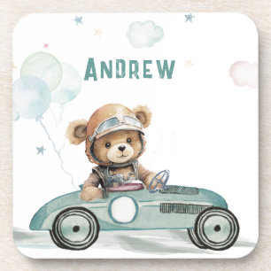 Race Car Baby Bear Coaster