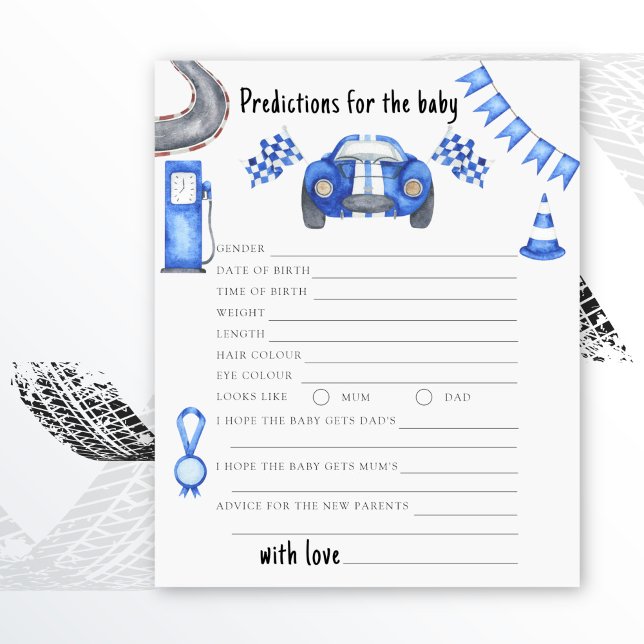 Race car - baby predictions and advice (Creator Uploaded)