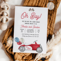 Race Car Baby Shower Boy Red Race Car Shower