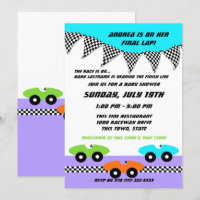 Race Car Baby Shower