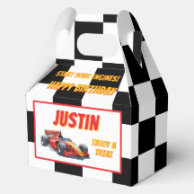 Race Car Birthday 4.5"w x 2.75"l x 5.5"h