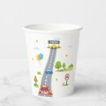Race Car Birthday Kids Racing Party Paper Cups<br><div class="desc">Get ready to race! These fun race car birthday cups feature a playful road track design with START and FINISH details, colourful cars, balloons, and party elements - perfect for a kids racing themed birthday celebration. Ideal for drinks, and party decor. Pair with matching invitations, banners, stickers, and thank you...</div>