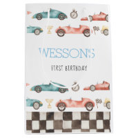 Race Car Birthday party favour bags