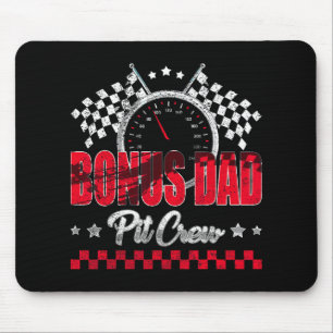 Race Car Birthday Party Racing Family Bonus Dad T Mouse Pad