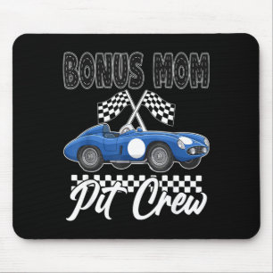 Race car birthday party racing family bonus mum mouse pad