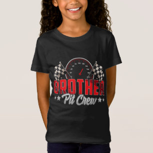 Race Car Birthday Party Racing Family Brother Pit T-Shirt