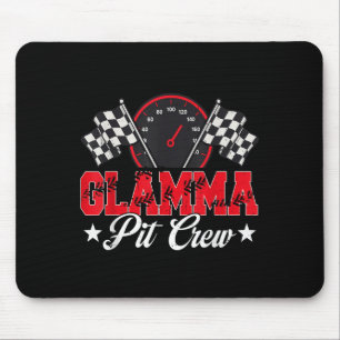 Race Car Birthday Party Racing Family Glamma Pit C Mouse Pad