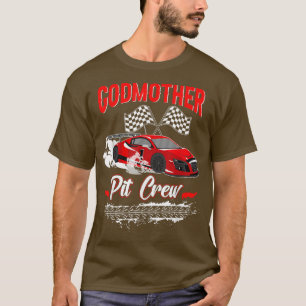 Race Car Birthday Party Racing Family Godmother Pi T-Shirt