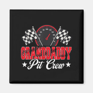Race Car Birthday Party Racing Family Granddaddy P Magnet