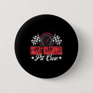 Race Car Birthday Party Racing Family Great Grandm 6 Cm Round Badge