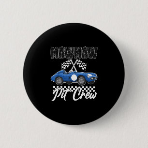 Race car birthday party racing family mawmaw pit 6 cm round badge