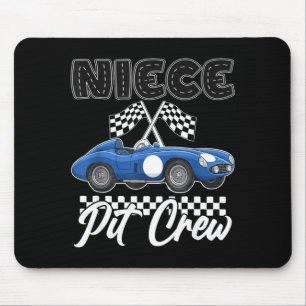 Race car birthday party racing family niece pit mouse pad