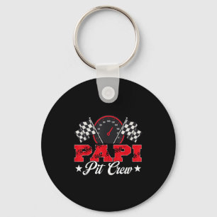 Race Car Birthday Party Racing Family Papi Pit Cre Key Ring